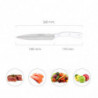 Cuchillo Alaska Cocina Hoja Acero Inoxidable 14 cm. Blanco