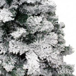 Arbol De Navidad Nevado 210 cm. 1106 Ramas. Hojas De Pvc Con Nieve Artifical