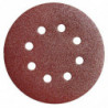 Lija recambio velcro disco Ø 125 mm. con agujeros grano  40 (10 Piezas)
