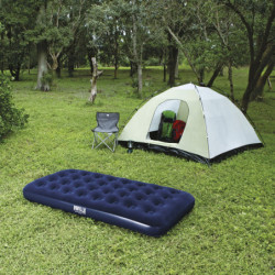 Colchon Camping Inflable Individual 188x99x22 cm.