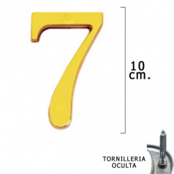 Numero Latón "7" 10 cm. con...
