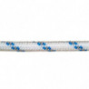 Cuerda Poliester Trenzada Blanca / Azul 4 mm. Bobina 200 m.